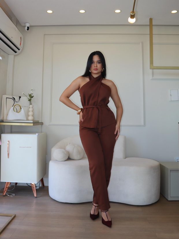 Conjunto Bela Marrom