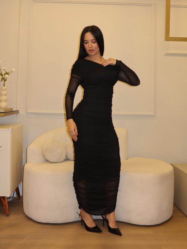 Vestido Nala Midi Preto