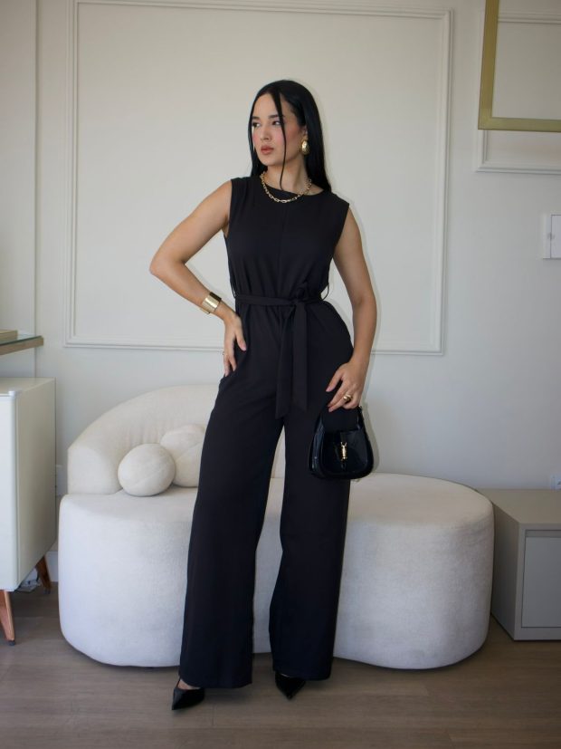 Macacão Mirela Preto