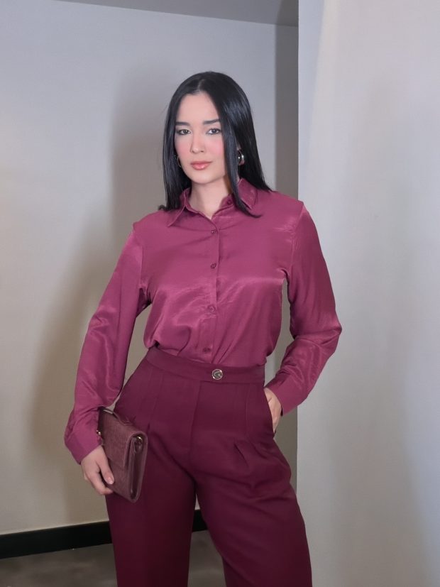 Camisa Karol Bordô