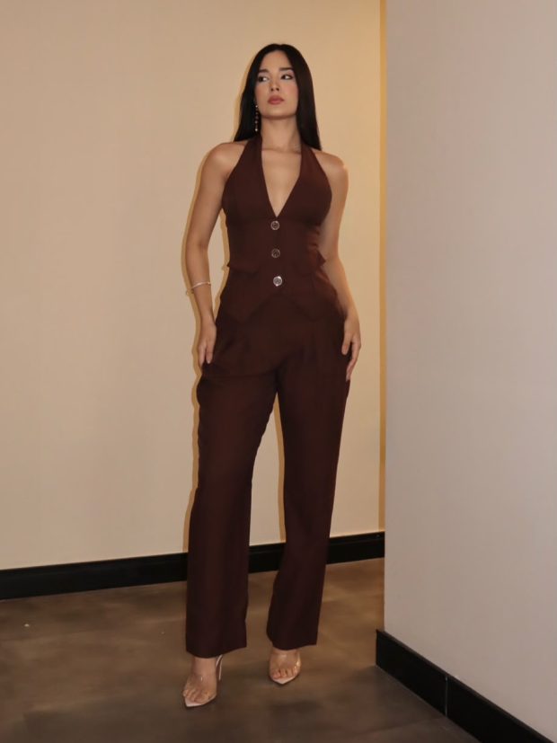 Conjunto Atena Marrom