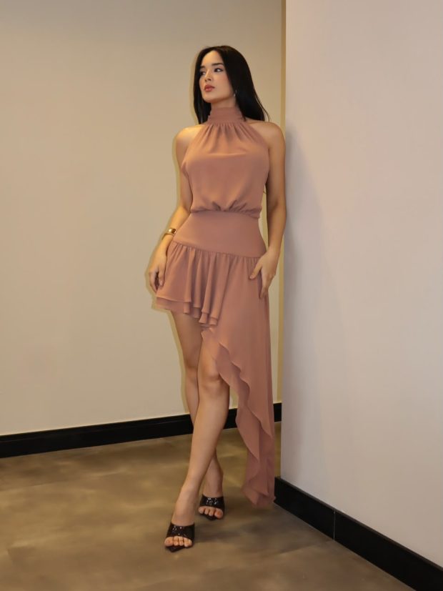 Vestido Felicia Marrom
