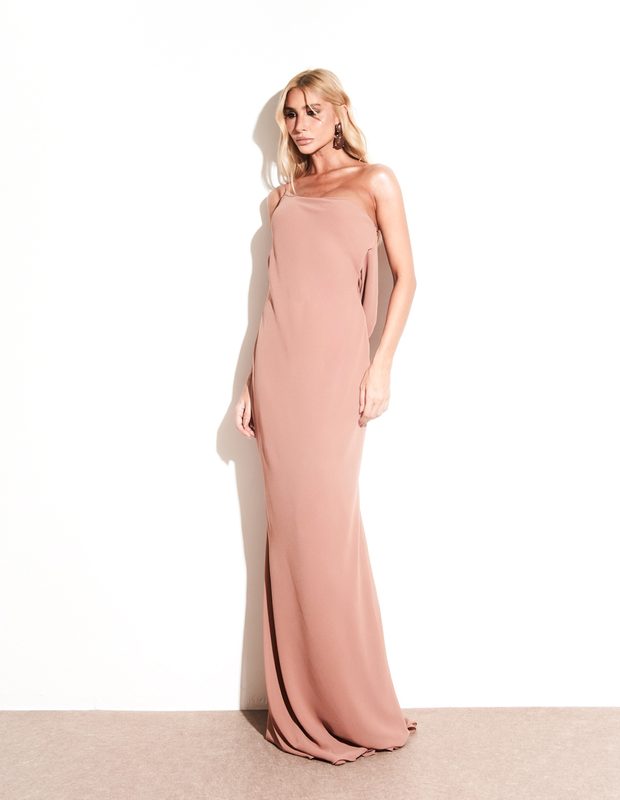 Vestido Cassia Marrom