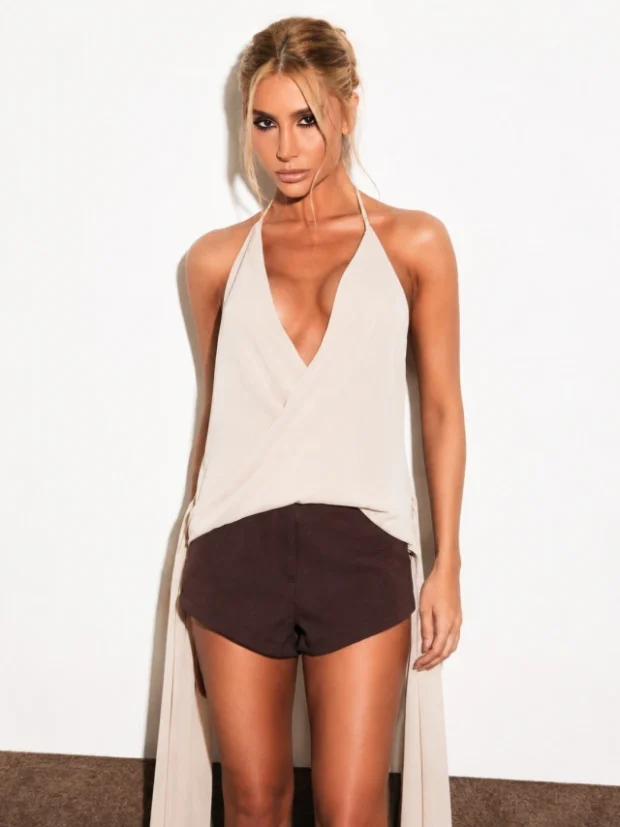 Shorts Rubia Marrom