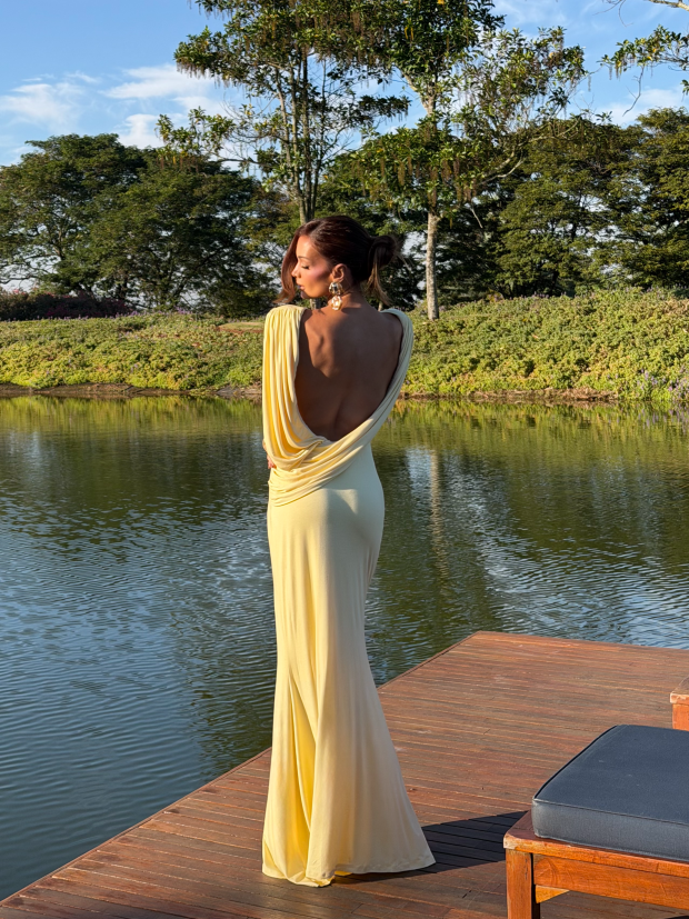 Vestido Lalá Amarelo