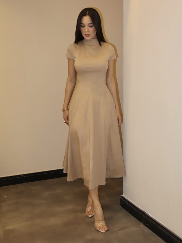 Vestido Catarina Bege