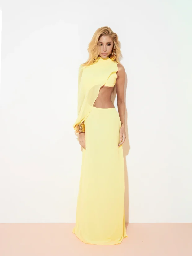 Vestido Bella Amarelo
